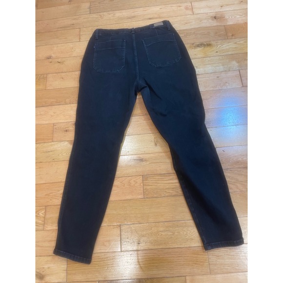 Judy Blue Jogger Denim Pants Drawstring Waist Casual Comfy Black Size‎ 15/32 - Picture 6 of 6